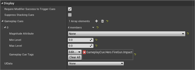从 GameplayEffect 触发的 GameplayCue
